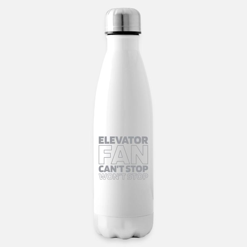 Fahrstuhl Aufzug - Isolierflasche - Weiß