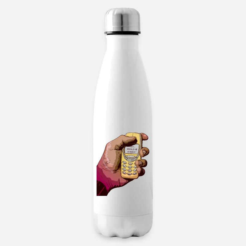 Should we go back - Isolierflasche - Weiß
