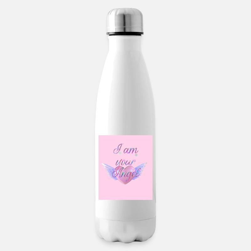Ich bin Dein Engel - Isolierflasche - Weiß