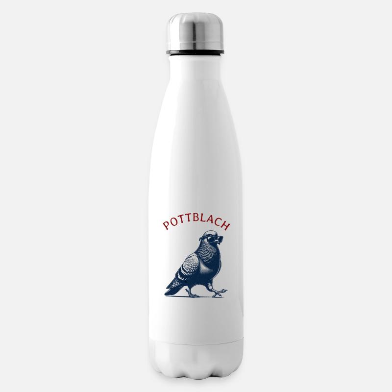 Pottblach Ruhrpott Taube - Isolierflasche - Weiß
