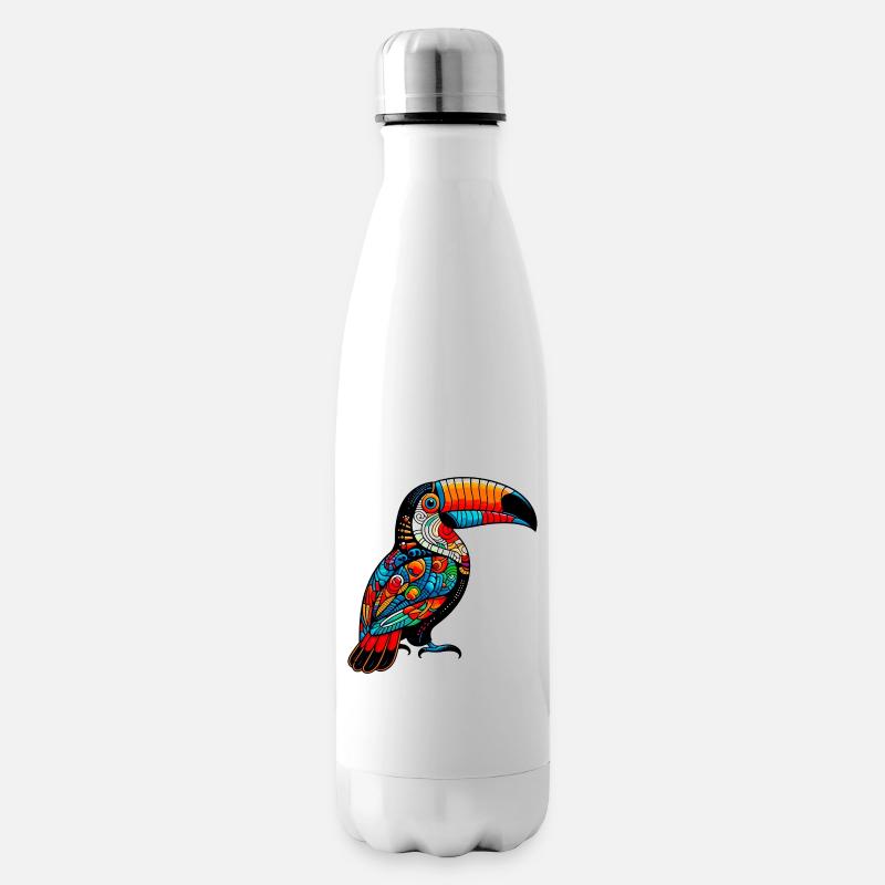 Tukan - Isolierflasche - Weiß