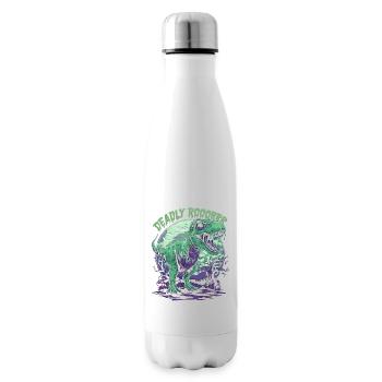 Zombie T-REX – Deadly Roar für Dinoliebhaber - Isolierflasche - Weiß - Rechts