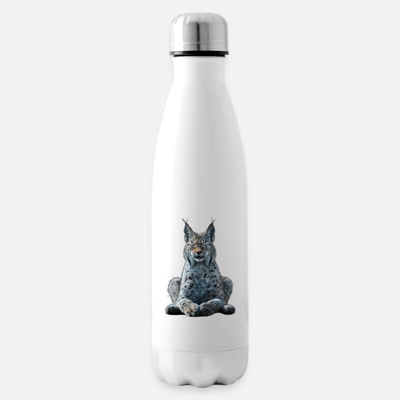 Luchs - Isolierflasche - Weiß