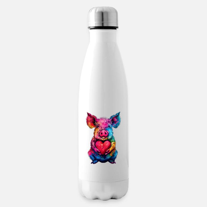 Cochon - Bouteille isotherme - blanc