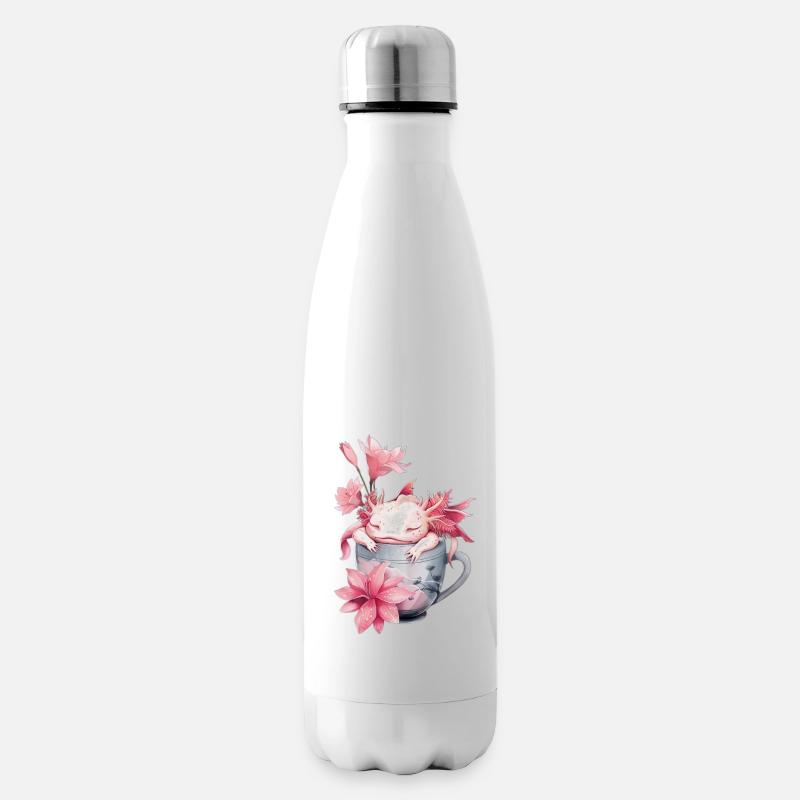 Axolotl - Isolierflasche - Weiß