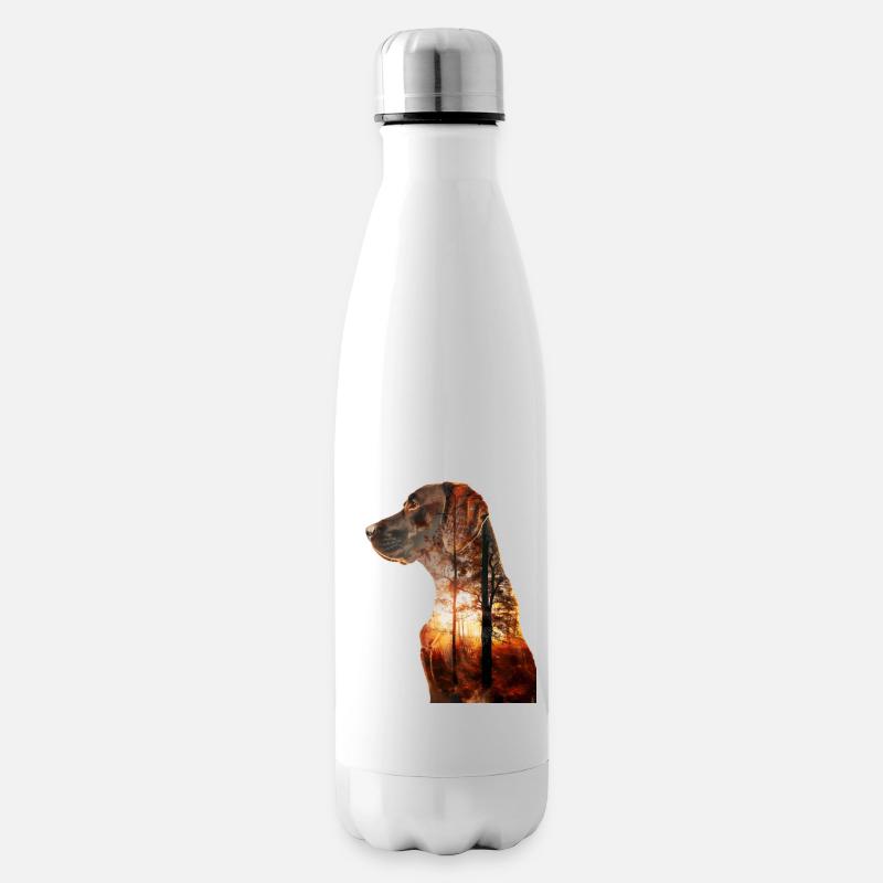 Vizsla - Isolierflasche - Weiß