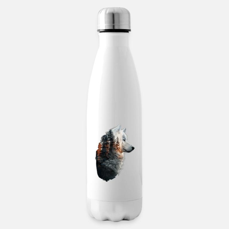 Samoyède - Bouteille isotherme - blanc