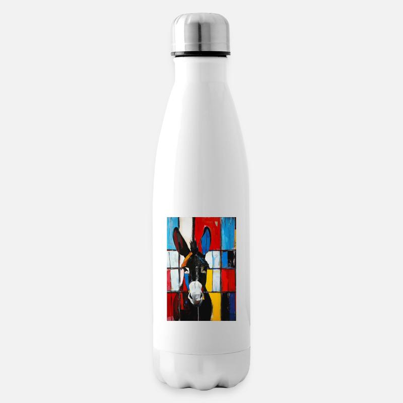 Esel - Isolierflasche - Weiß