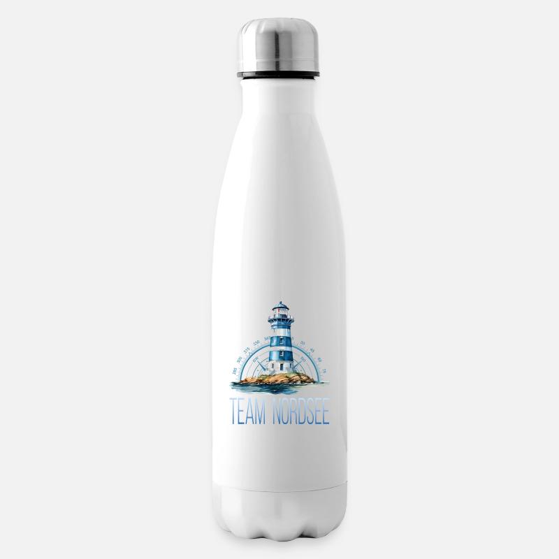 Team Nordsee - Isolierflasche - Weiß