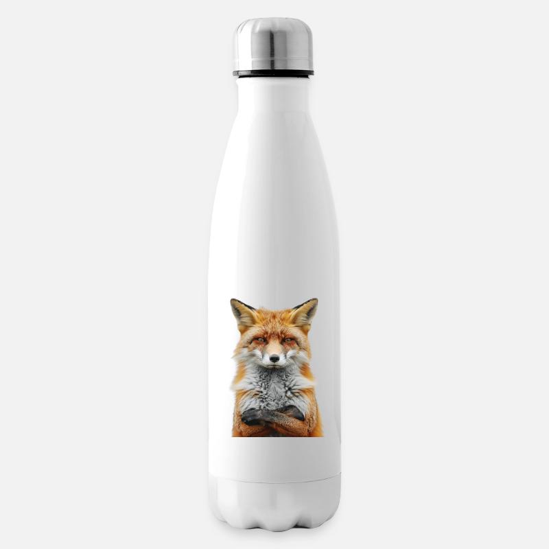 Fuchs - Isolierflasche - Weiß