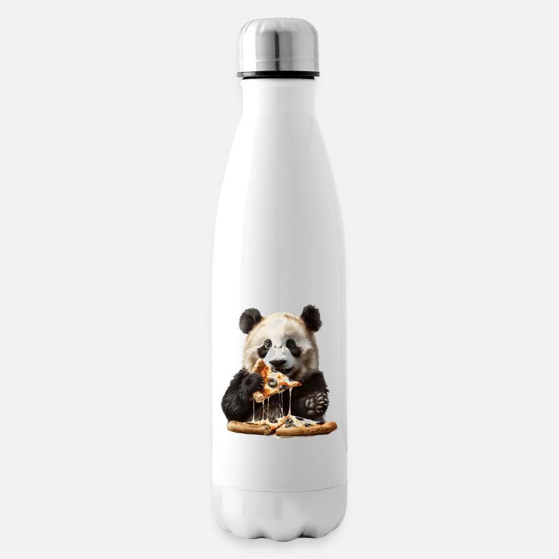 Panda - Isolierflasche - Weiß