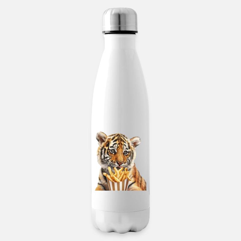 Tigre - Bouteille isotherme - blanc