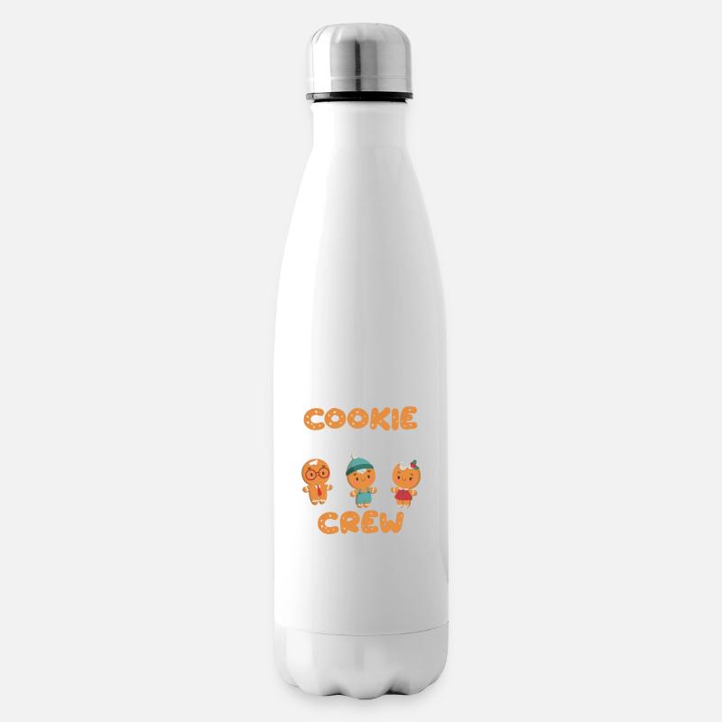 Cookie Baking Crew Konditorei Bäcker Bake Bäcker - Isolierflasche - Weiß