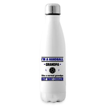 I'm a handball op, but cooler - Insulated Water Bottle - white - Right