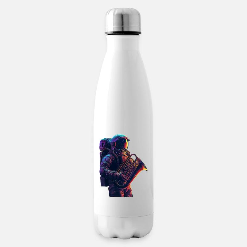 Astronaut Tuba - Isolierflasche - Weiß