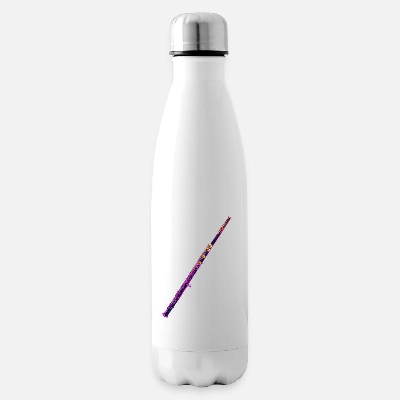 Querflöte - Isolierflasche - Weiß