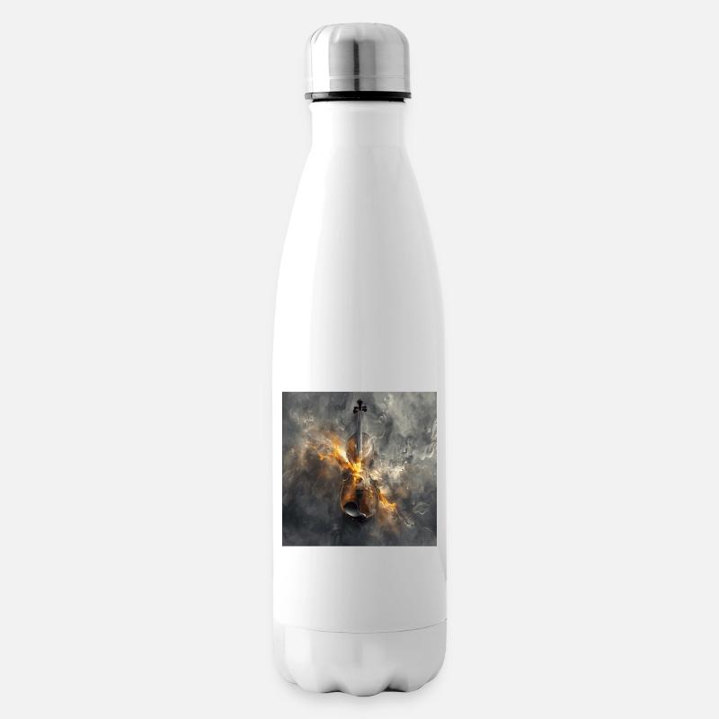 Violine - Isolierflasche - Weiß