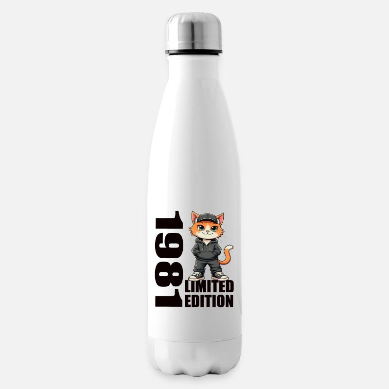 Limited Edition 1981 Geburtstag 1981 Geboren - Isolierflasche - Weiß