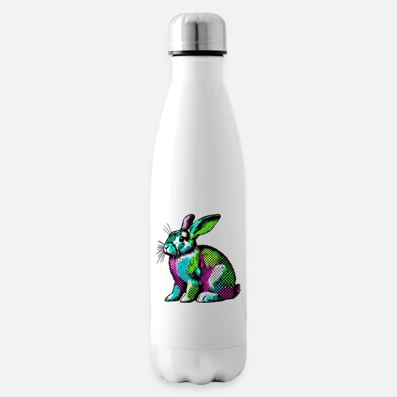 Kaninchen - Isolierflasche - Weiß