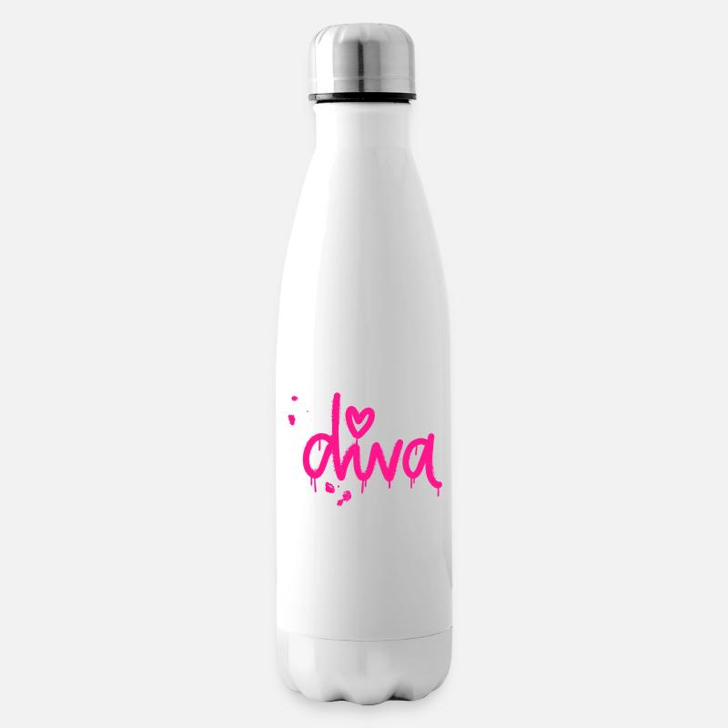 Diva - Isolierflasche - Weiß