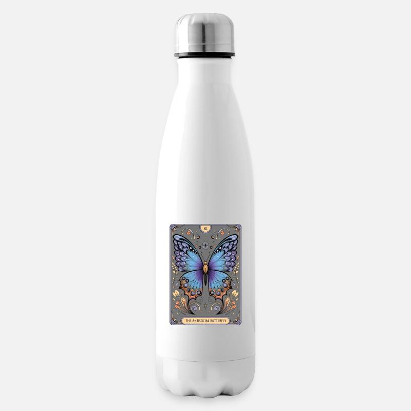 Tarotkarte - Isolierflasche - Weiß