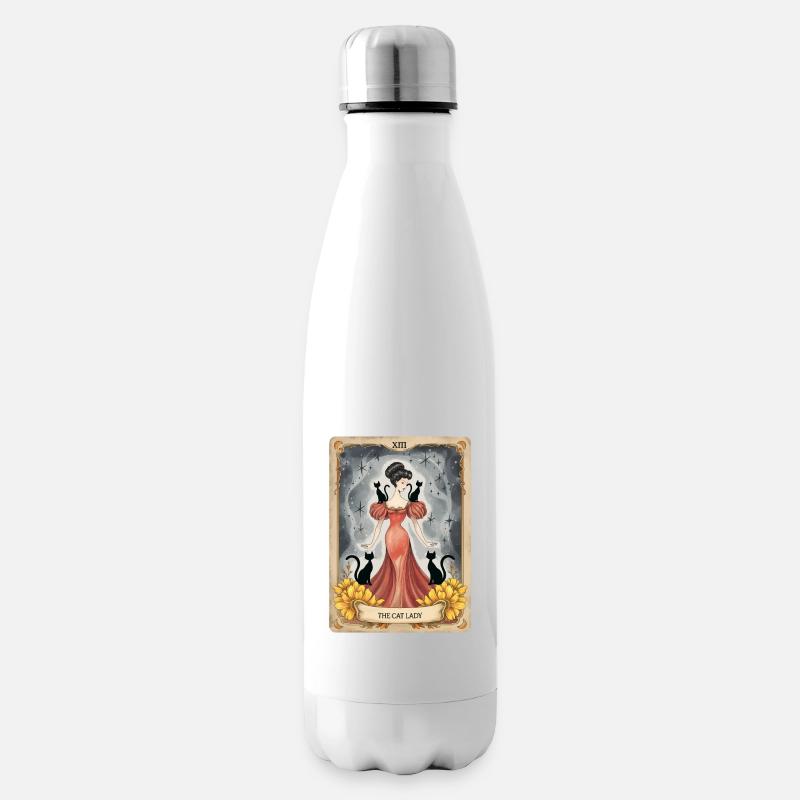 Tarotkarte - Isolierflasche - Weiß