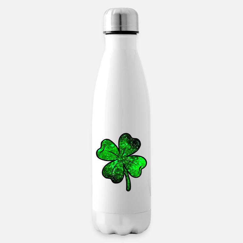 Cosmic Luck - Insulated Water Bottle - white