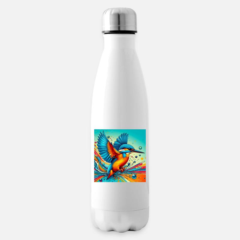 martin-pêcheur - Bouteille isotherme - blanc