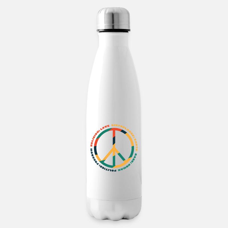 Menschenrechte - Isolierflasche - Weiß