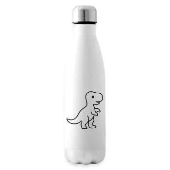 Dino / Dinosaure - Bouteille isotherme - blanc - Droite