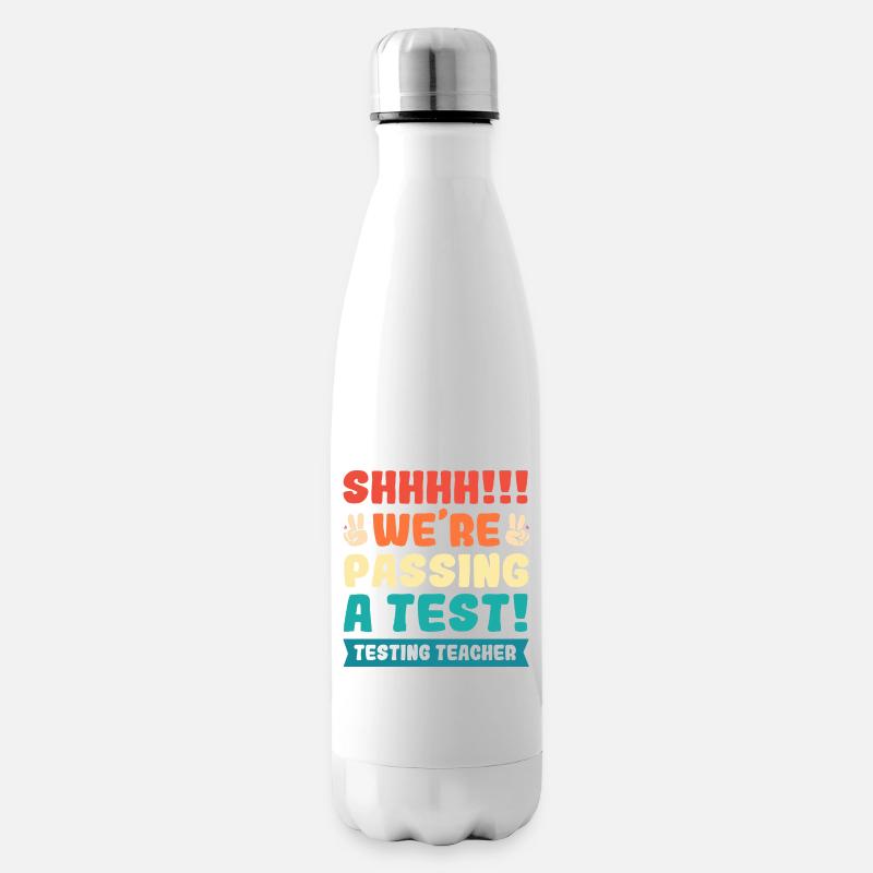 Lehrer Prüfung - Isolierflasche - Weiß