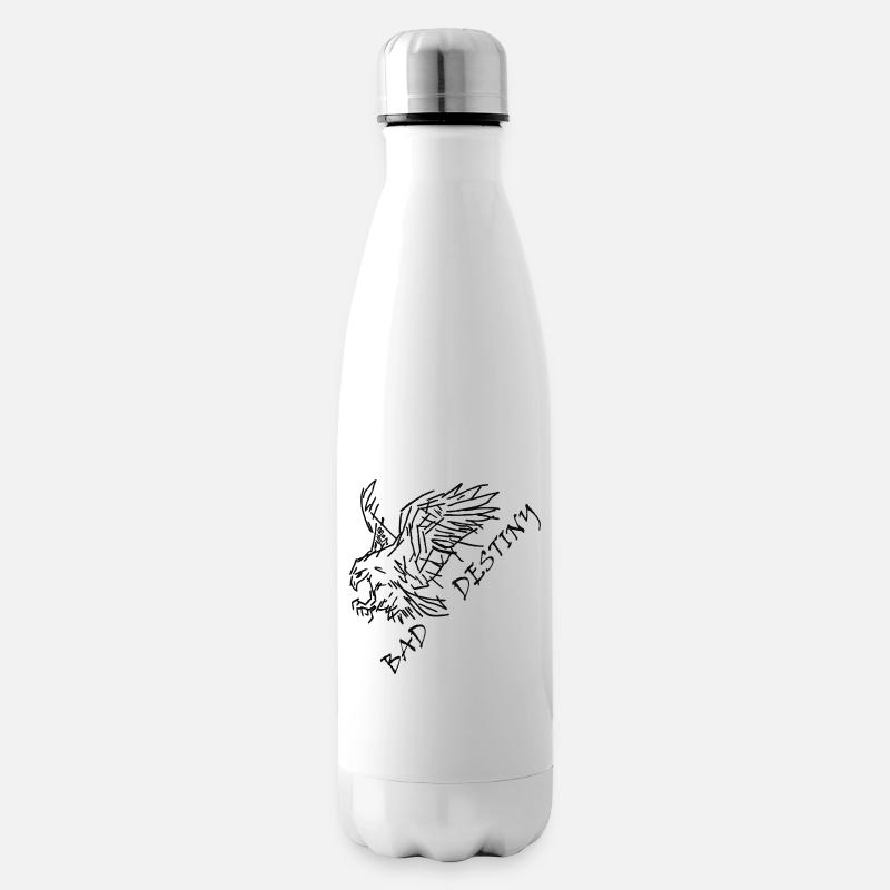 Bad Destiny in schwarz - Isolierflasche - Weiß
