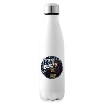 Horror Lover Kino Nacht Design - Isolierflasche - Weiß - Rechts