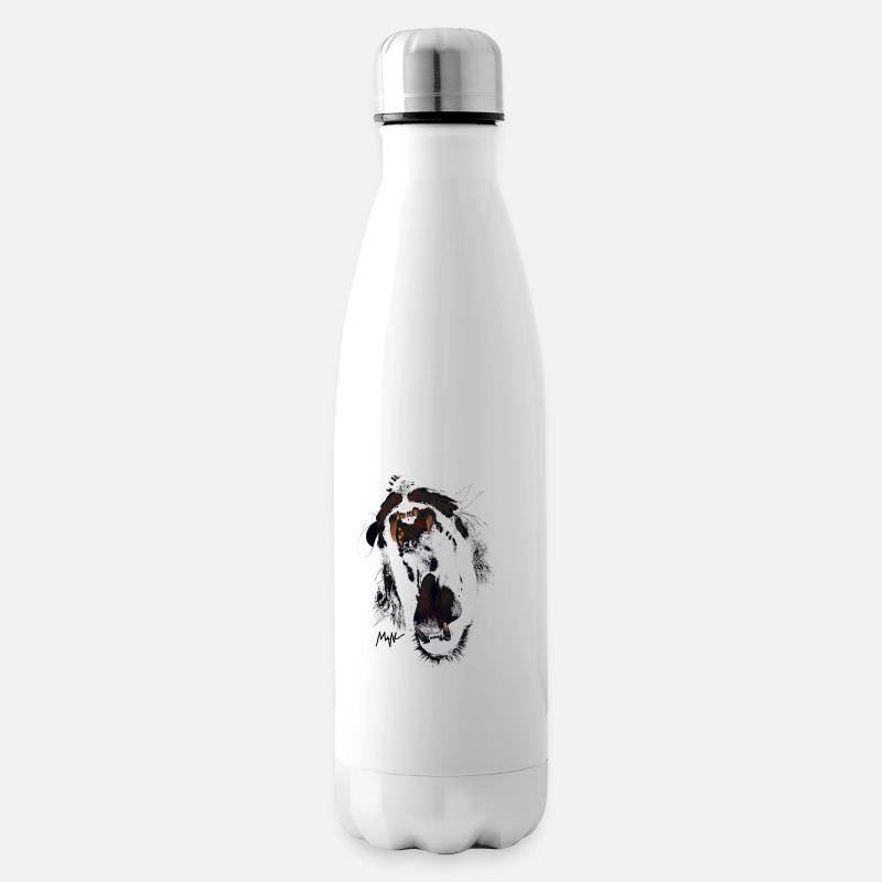 lion - Bouteille isotherme - blanc