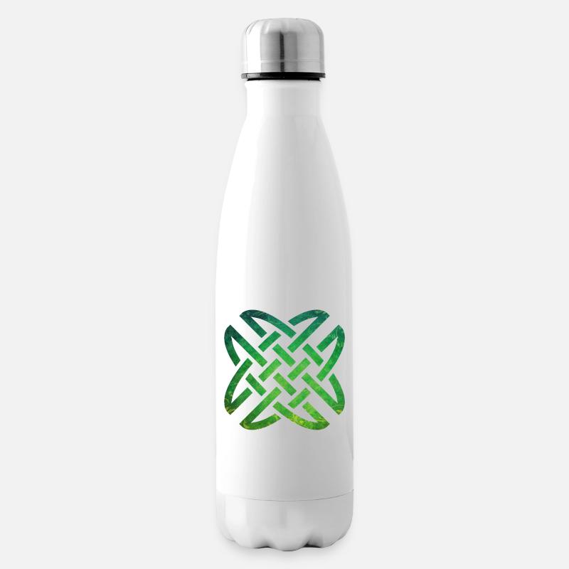Celtic Knot - Isolierflasche - Weiß