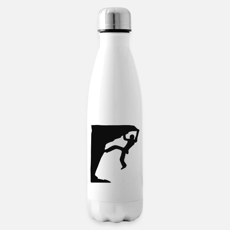 bouldern - Isolierflasche - Weiß