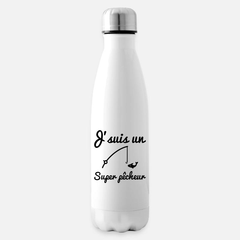 J'suis un super pêcheur - pêche - Bouteille isotherme - blanc