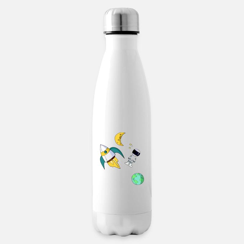 space - Insulated Water Bottle - white