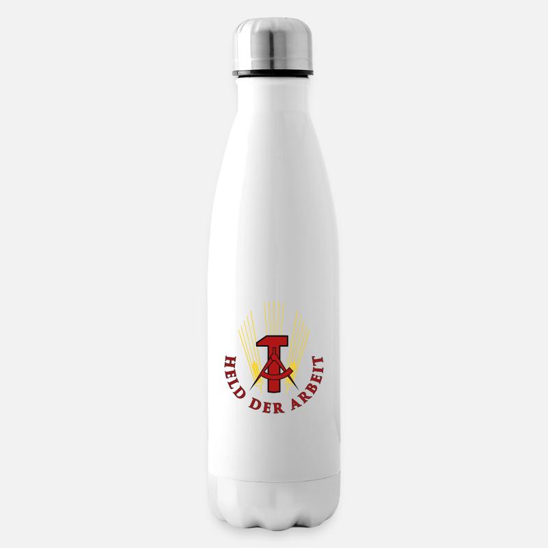 Held der Arbeit - Isolierflasche - Weiß