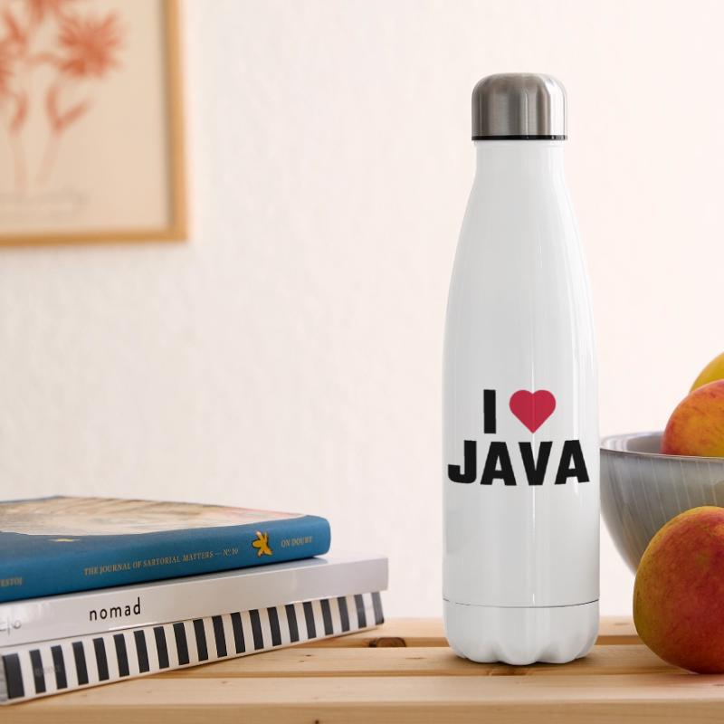 Ich liebe Java Isolierflasche