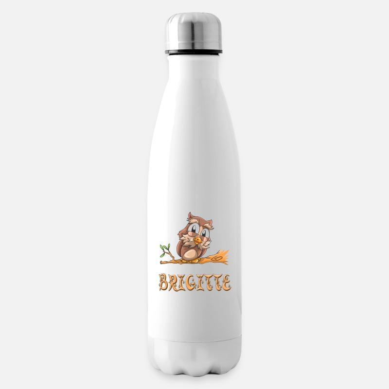 Hibou Brigitte - Bouteille isotherme - blanc