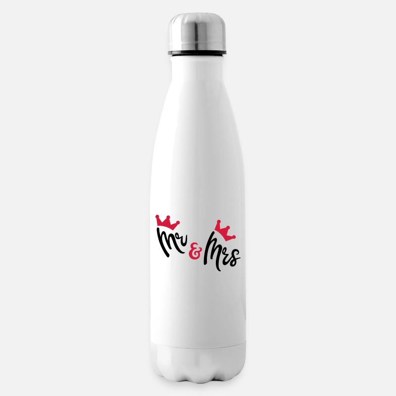 mariage - Bouteille isotherme - blanc