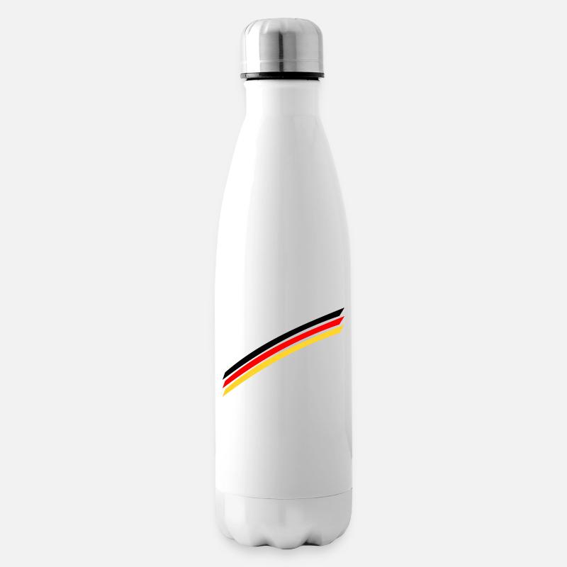 drapeau Allemagne - Bouteille isotherme - blanc