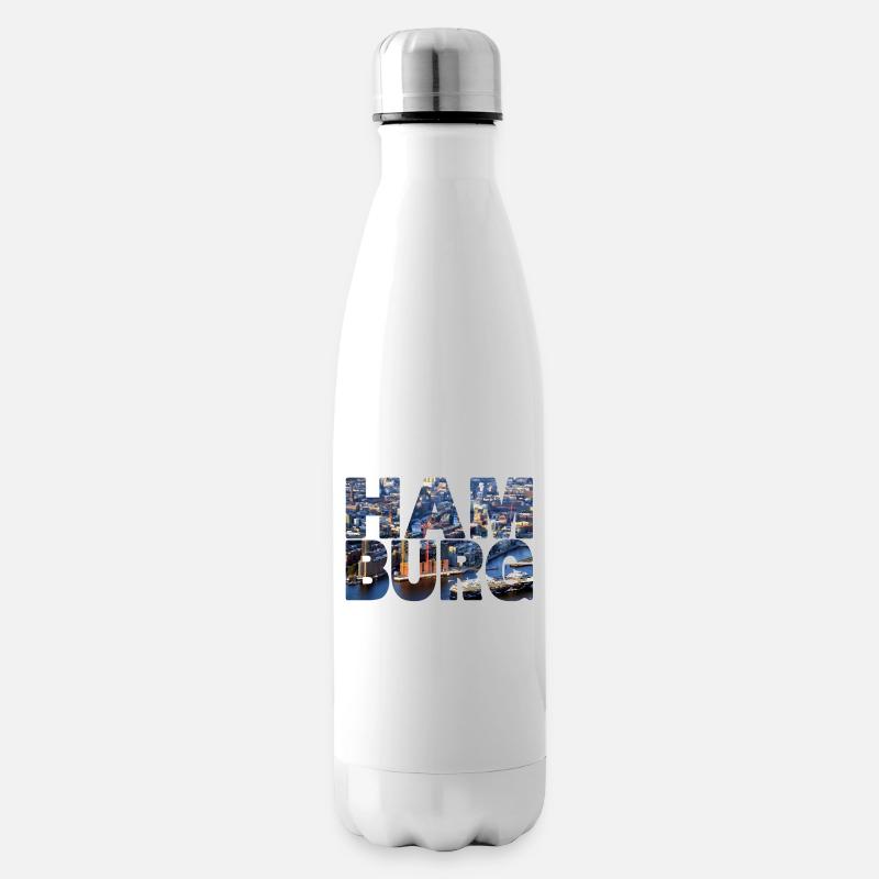 Hamburg Elphi - Isolierflasche - Weiß