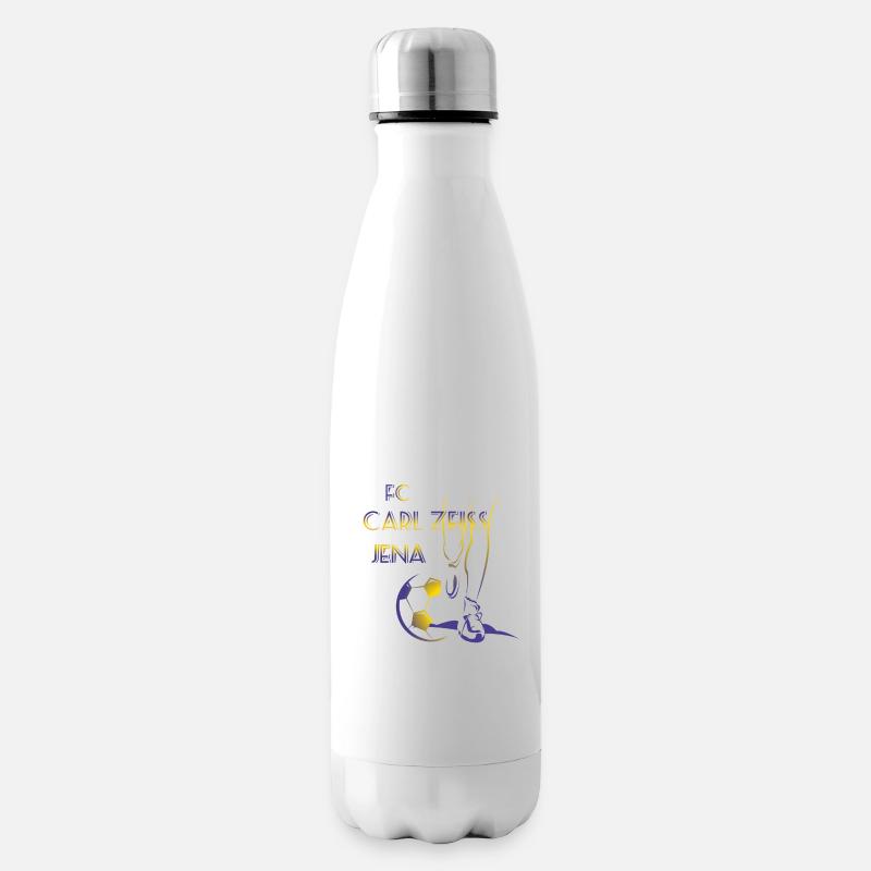 FC Carl Zeiss Jena - Isolierflasche - Weiß