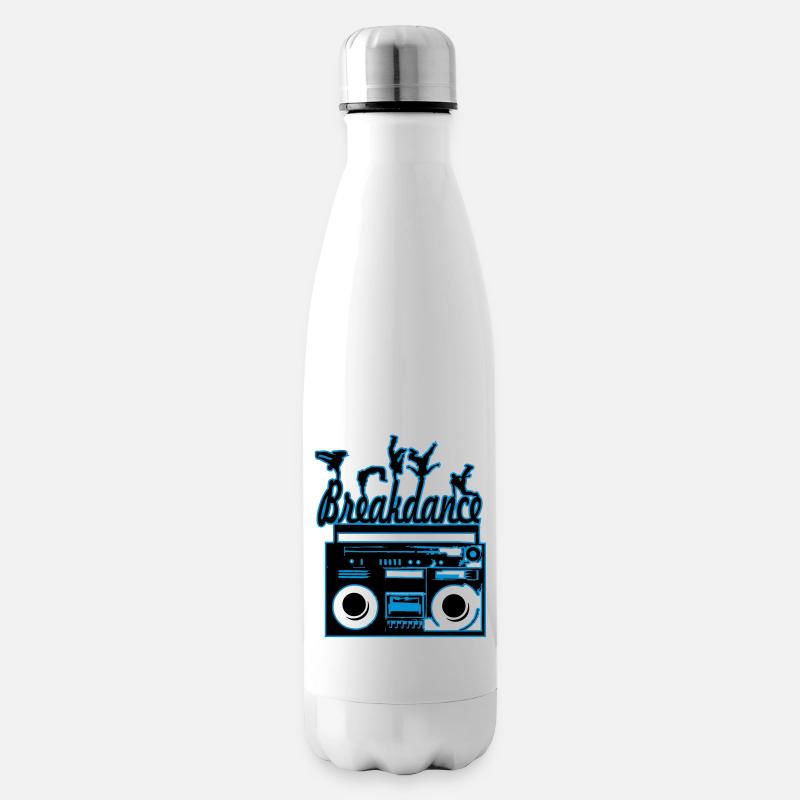 break dancing - Insulated Water Bottle - white