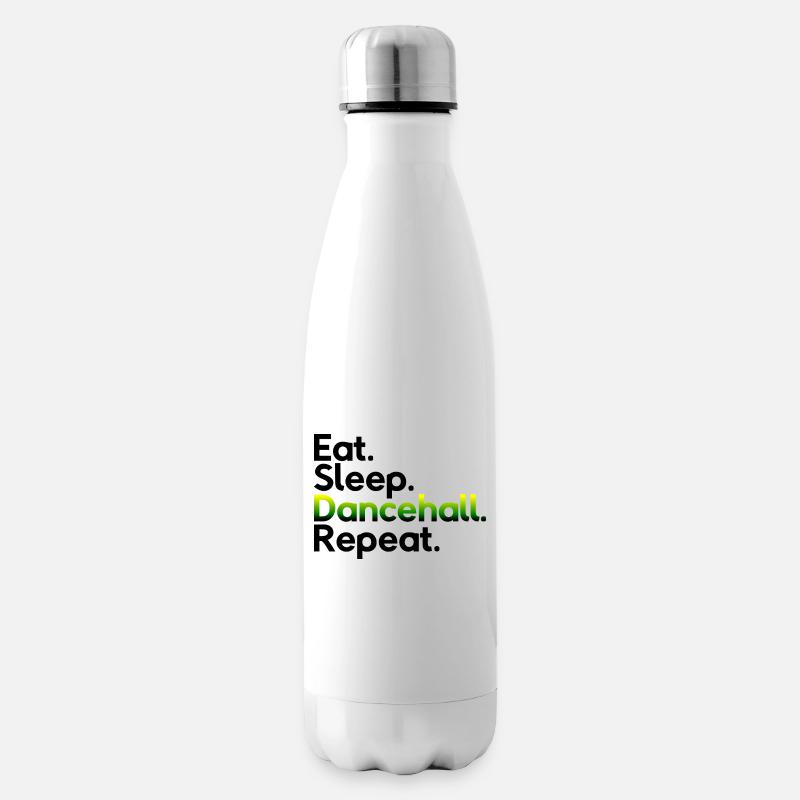 Eat Sleep Dancehall Repeat - Isolierflasche - Weiß