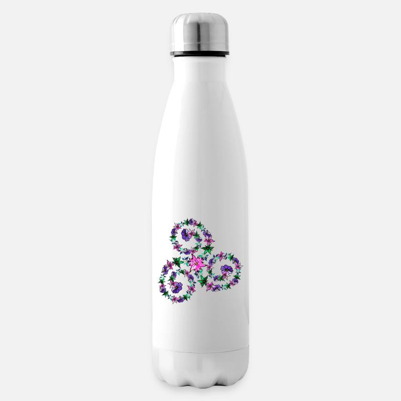 TRISKEL - Bouteille isotherme - blanc