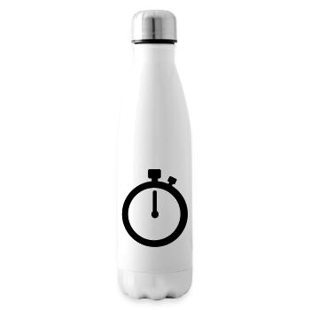 Stop watch - Insulated Water Bottle - white - Right