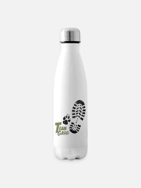 Team Gassi - Isolierflasche - Weiß
